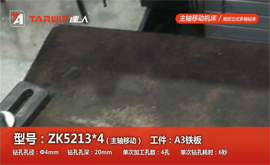 ZK5213*6/4Y主軸移動款 鉆A3鐵板